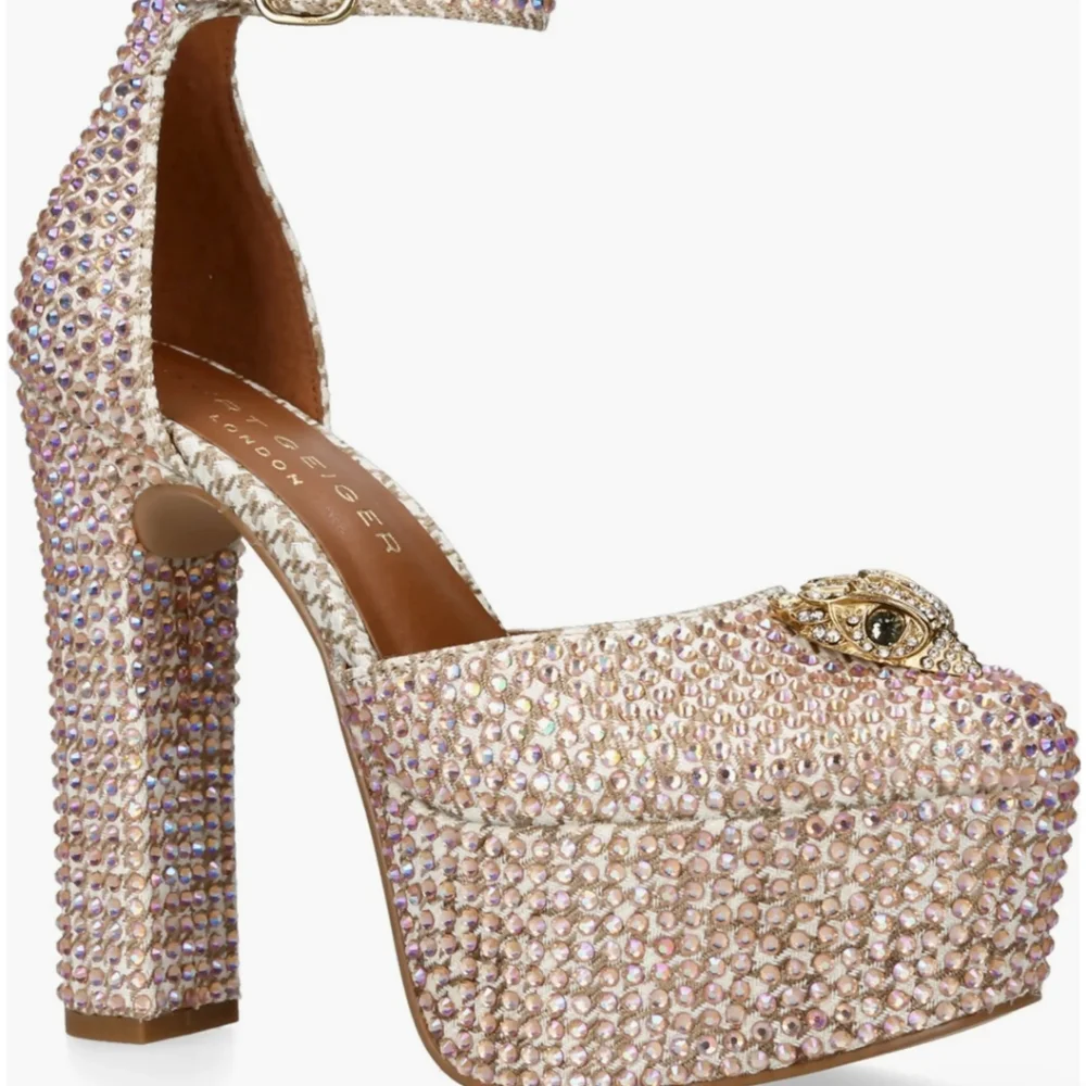 NWT! Kurt Geiger KENSINGTON PLATFORM Bling Heels - SOLD OUT! - Picture 8 of 13
